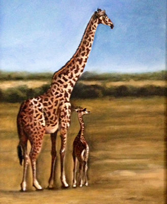 Tanzania Safari Oil 18 x24