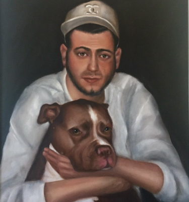 "Brian & Dewey" 20x24 Oil