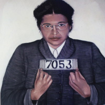 "ROSA PARKS" (NFS) 16X20 PASTEL