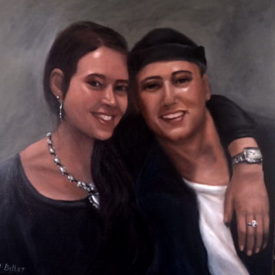 "Siblings" 20x20 Oil